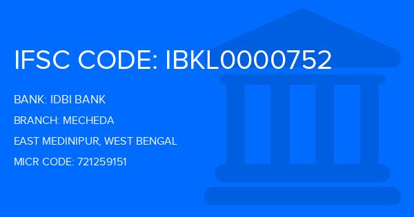 Idbi Bank Mecheda Branch IFSC Code