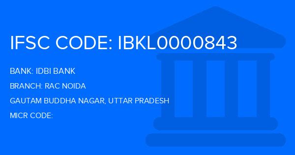 Idbi Bank Rac Noida Branch IFSC Code