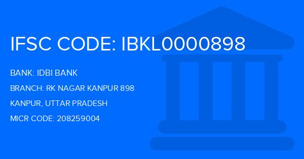 Idbi Bank Rk Nagar Kanpur 898 Branch IFSC Code