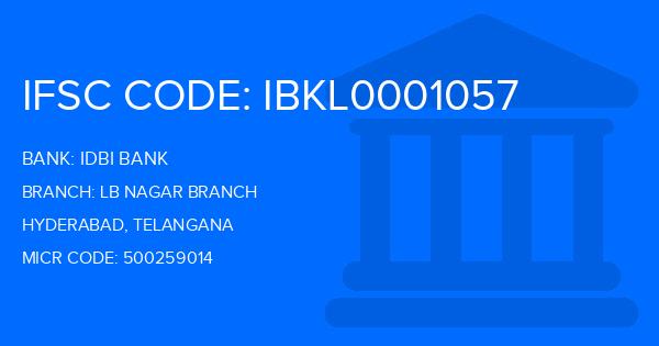 Idbi Bank Lb Nagar Branch