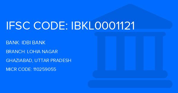 Idbi Bank Lohia Nagar Branch IFSC Code
