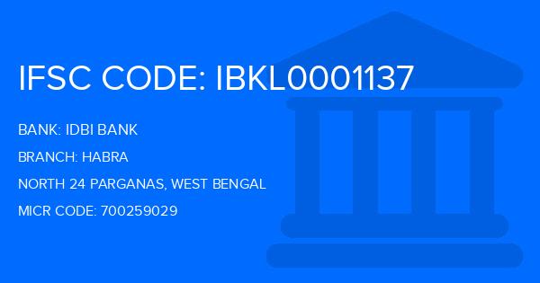 Idbi Bank Habra Branch IFSC Code