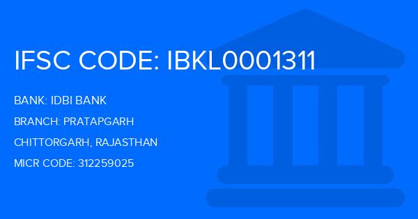 Idbi Bank Pratapgarh Branch IFSC Code