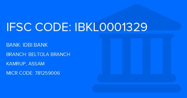 Idbi Bank Beltola Branch