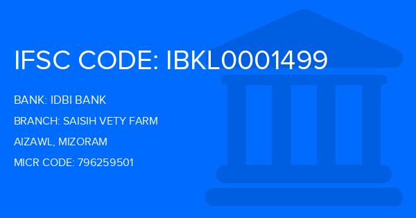 Idbi Bank Saisih Vety Farm Branch IFSC Code