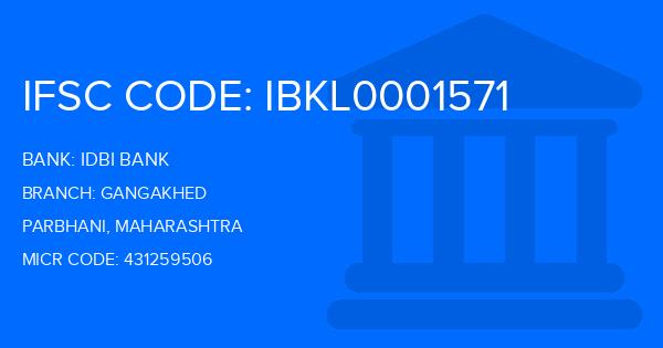 Idbi Bank Gangakhed Branch IFSC Code