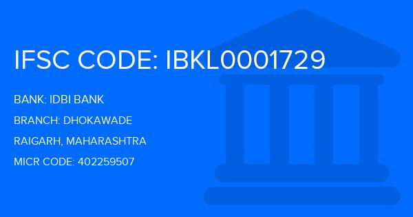 Idbi Bank Dhokawade Branch IFSC Code