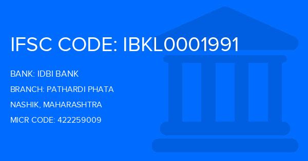 Idbi Bank Pathardi Phata Branch IFSC Code