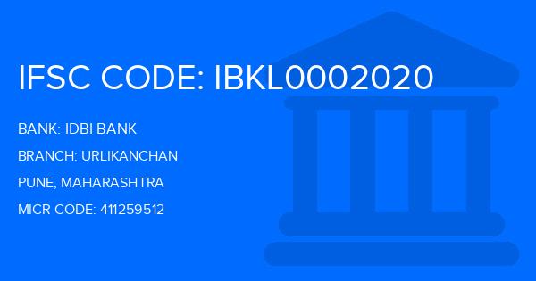Idbi Bank Urlikanchan Branch IFSC Code
