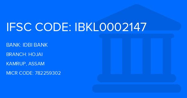Idbi Bank Hojai Branch IFSC Code