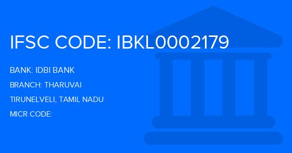 Idbi Bank Tharuvai Branch IFSC Code
