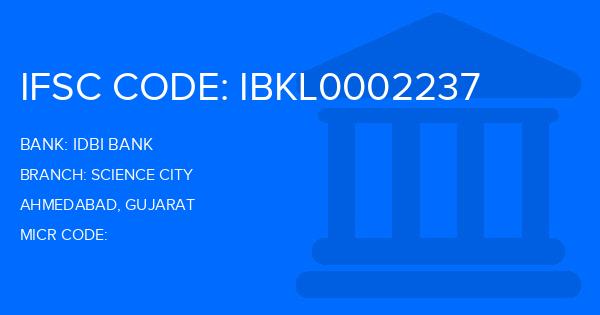 Idbi Bank Science City Branch IFSC Code