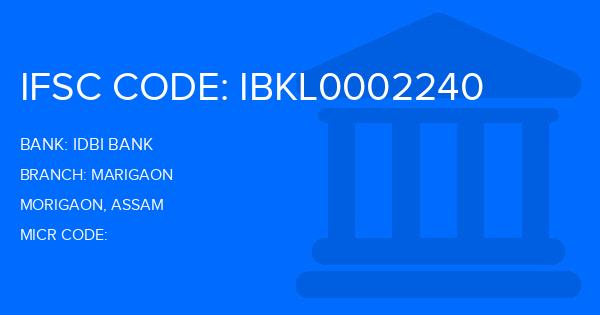 Idbi Bank Marigaon Branch IFSC Code