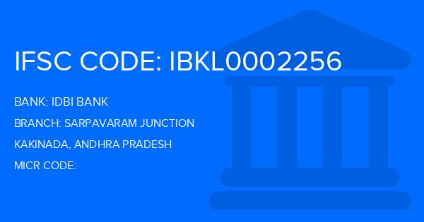Idbi Bank Sarpavaram Junction Branch IFSC Code