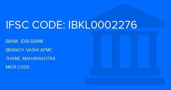 Idbi Bank Vashi Apmc Branch IFSC Code