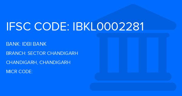 Idbi Bank Sector Chandigarh Branch IFSC Code