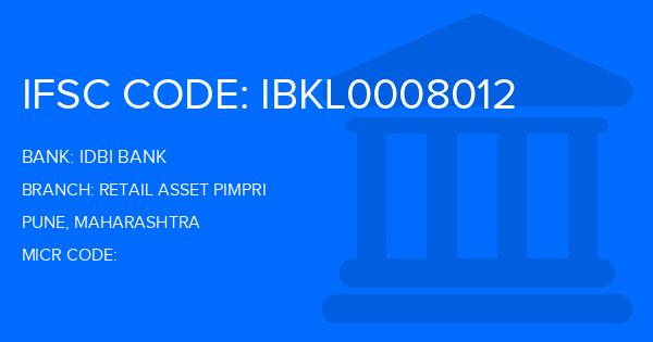 Idbi Bank Retail Asset Pimpri Branch IFSC Code