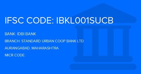 Idbi Bank Standard Urban Coop Bank Ltd Branch IFSC Code