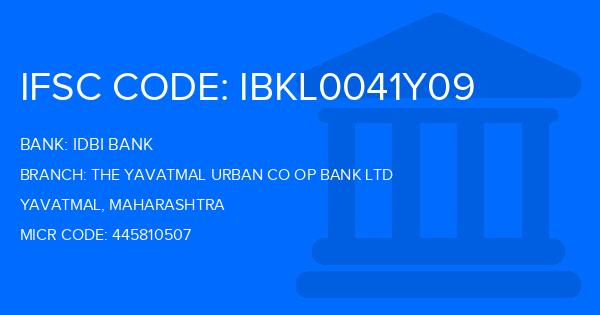 Idbi Bank The Yavatmal Urban Co Op Bank Ltd Branch IFSC Code