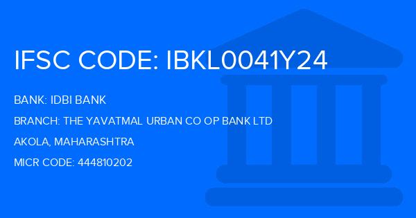 Idbi Bank The Yavatmal Urban Co Op Bank Ltd Branch IFSC Code
