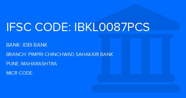 Idbi Bank Pimpri Chinchwad Sahakari Bank Branch IFSC Code