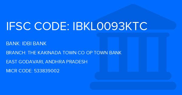 Idbi Bank The Kakinada Town Co Op Town Bank Branch IFSC Code