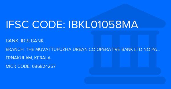 Idbi Bank The Muvattupuzha Urban Co Operative Bank Ltd No Paingottoor Branch IFSC Code