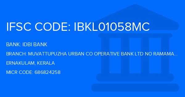 Idbi Bank Muvattupuzha Urban Co Operative Bank Ltd No Ramamangalam Branch IFSC Code