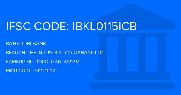 Idbi Bank The Industrial Co Op Bank Ltd Branch IFSC Code