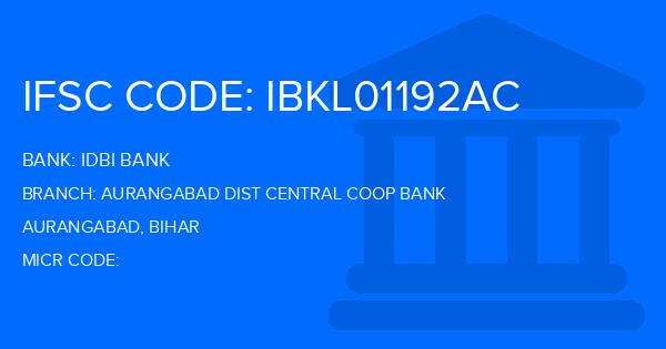 Idbi Bank Aurangabad Dist Central Coop Bank Branch IFSC Code