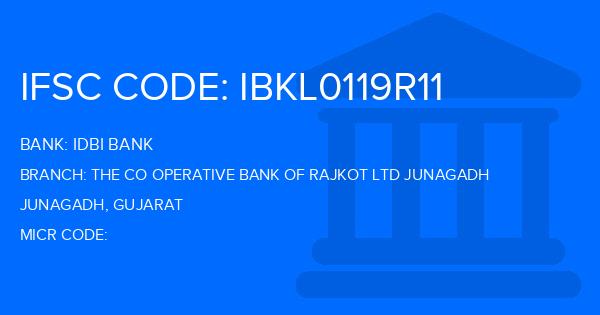 Idbi Bank The Co Operative Bank Of Rajkot Ltd Junagadh Branch IFSC Code