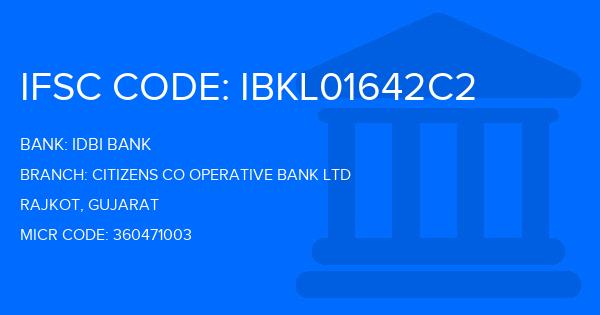 Idbi Bank Citizens Co Operative Bank Ltd Branch IFSC Code