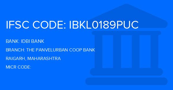 Idbi Bank The Panvelurban Coop Bank Branch IFSC Code