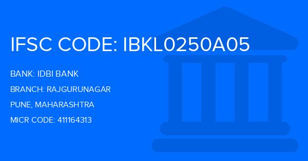 Idbi Bank Rajgurunagar Branch IFSC Code