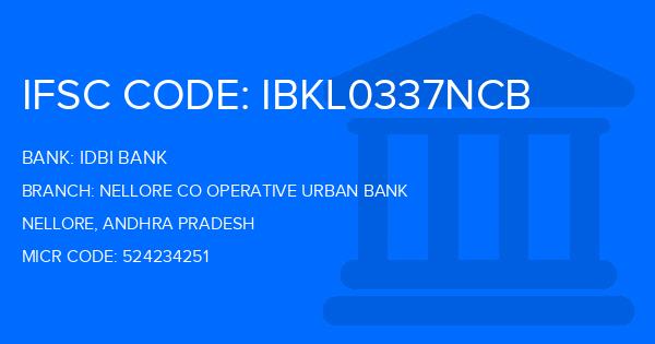Idbi Bank Nellore Co Operative Urban Bank Branch IFSC Code