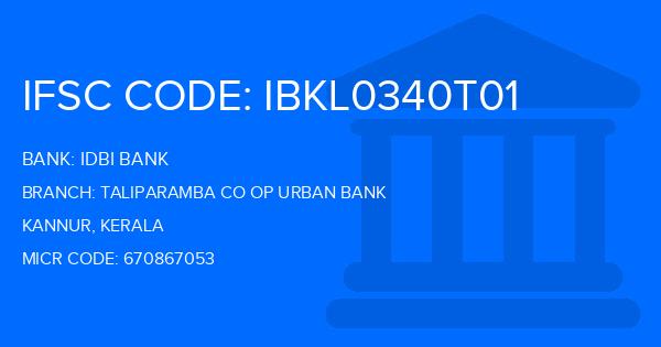 Idbi Bank Taliparamba Co Op Urban Bank Branch IFSC Code