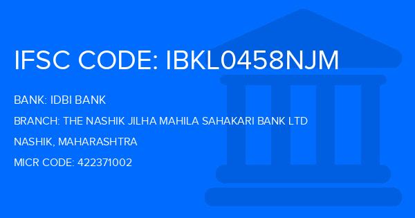 Idbi Bank The Nashik Jilha Mahila Sahakari Bank Ltd Branch IFSC Code