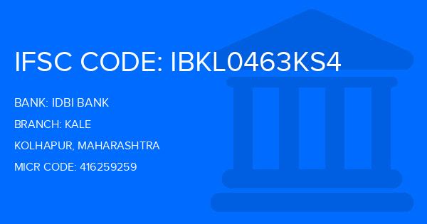 Idbi Bank Kale Branch IFSC Code