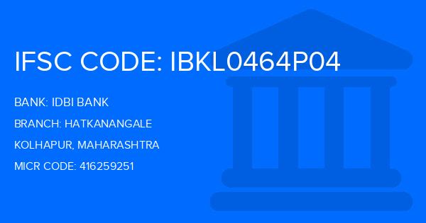 Idbi Bank Hatkanangale Branch IFSC Code