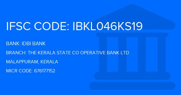 Idbi Bank The Kerala State Co Operative Bank Ltd Branch IFSC Code