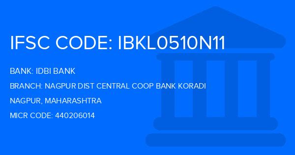 Idbi Bank Nagpur Dist Central Coop Bank Koradi Branch IFSC Code