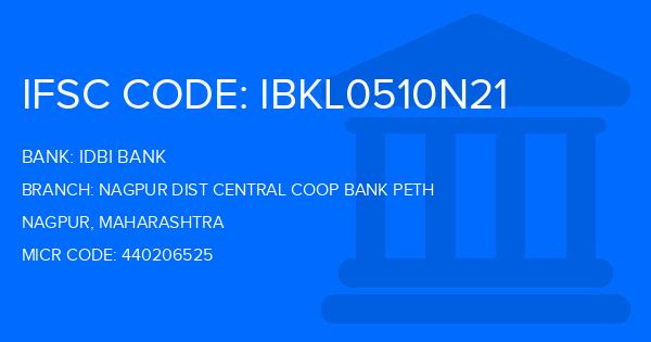 Idbi Bank Nagpur Dist Central Coop Bank Peth Branch IFSC Code