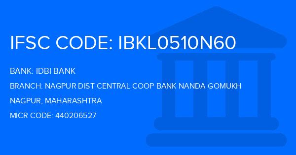 Idbi Bank Nagpur Dist Central Coop Bank Nanda Gomukh Branch IFSC Code