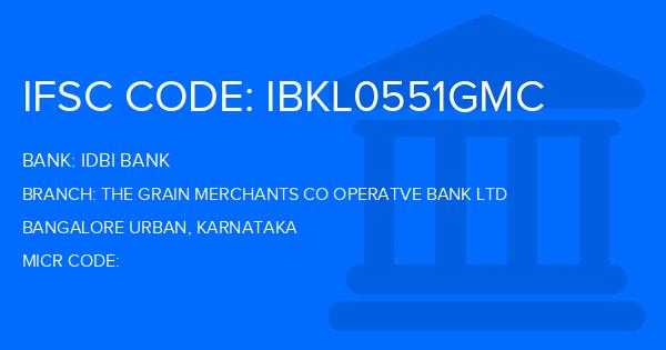 Idbi Bank The Grain Merchants Co Operatve Bank Ltd Branch IFSC Code