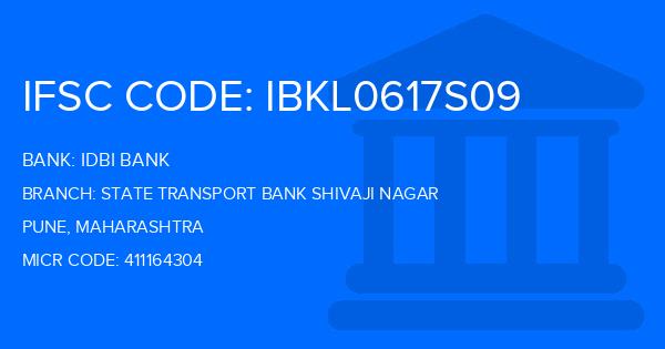 Idbi Bank State Transport Bank Shivaji Nagar Branch IFSC Code