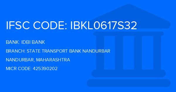 Idbi Bank State Transport Bank Nandurbar Branch IFSC Code