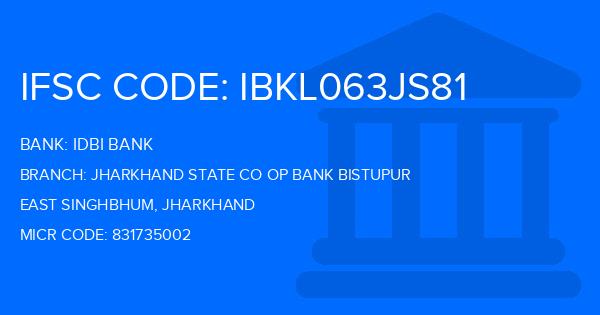 Idbi Bank Jharkhand State Co Op Bank Bistupur Branch IFSC Code