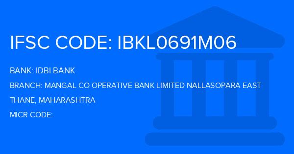 Idbi Bank Mangal Co Operative Bank Limited Nallasopara East Branch IFSC Code