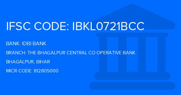 Idbi Bank The Bhagalpur Central Co Operative Bank Branch IFSC Code