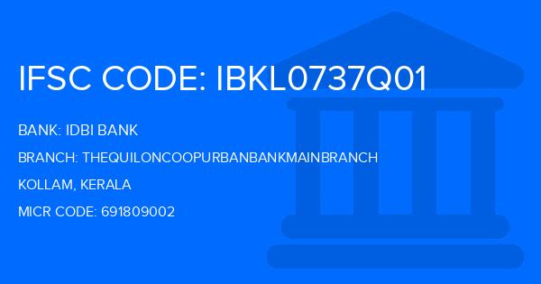Idbi Bank Thequiloncoopurbanbankmainbranch